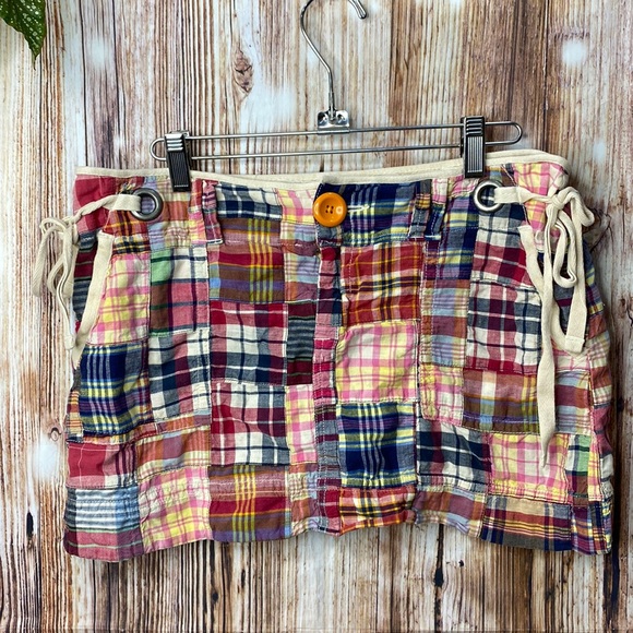 American Eagle Outfitters Dresses & Skirts - AEO patchwork mini skirt